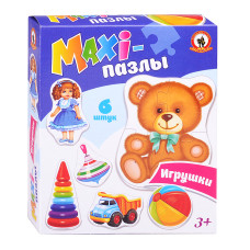 MAXI-пазл "Игрушки" в кор.14,5х17х4 см.
