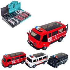 Металл. машинка "Буханка" Спец. службы, 1:36 11х5х5 см.