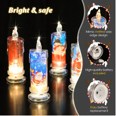 Свеча на бат., свет., в кор., 16х6х6 см