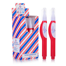 Ручка-корректор "Attomex" 06 мл, быстросохнущая, трубчатая система подачи, в карт. дисплее 13 см