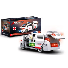 Машинки на батарейках Скорая ,24х11,5х10,5 см.