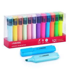 Набор маркеров-выделителей (12 цветов - 6 неоновых и 6 пастельных цветов) 23х11х24 см