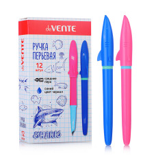 Ручка перьевая "Shark" перо закрытое, среднее M  в комплекте с 1-м баллончиком 0,8 мл, 13 см