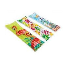 Надувной матрас для плавания 183х69см, до 100кг, МИКС