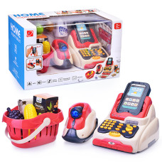 Игровой набор касса "Мой первый магазин" в коробке. 14х21х17 см.