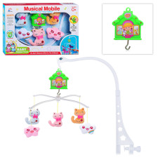 Мобиль "Веселые котятки" на кроватку, в коробке. 40х27х5 см.