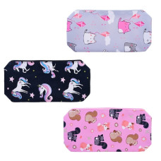 Пенал "Attomex. Cute Animals" 20x7x3,5 см, прямоугольный, на молнии, искусственная кожа с рисунком,