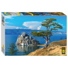 Пазлы 1000 "Остров Ольхон, Байкал". 33х22х6 см.