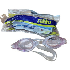 Очки для плавания цветные, в ассортименте, в прозрачной сумочки