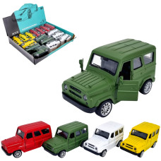 Метал. модель  "Русский внедорожник", 1:36 11,5х6х6 см.