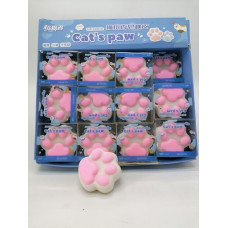 Ластик синтетич. каучук "Лапка", 6х6х2,5 см.