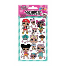 Тату "lol" 1 лист, в пак., 18,5х9,5 см