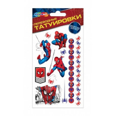 Тату "Человек паук" 1 лист, в пак., 18,5х9,5 см
