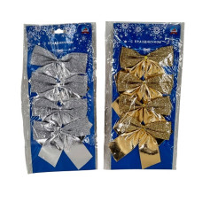 Набор бантов 4 шт., на завязке, 12,5х29х1 см.